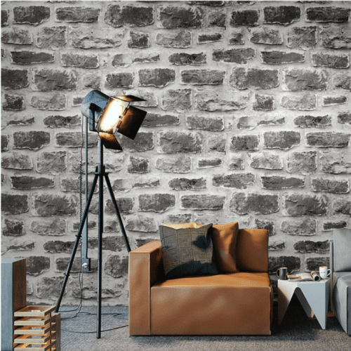 Papier peint déco industriel