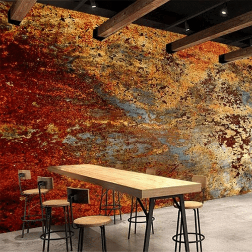 Papier peint industriel trompe l'oeil