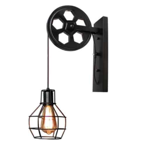 Lampe Industrielle Poulie