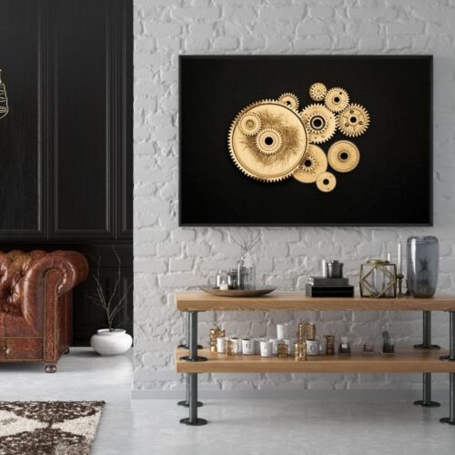 tableau engrenage industriel 