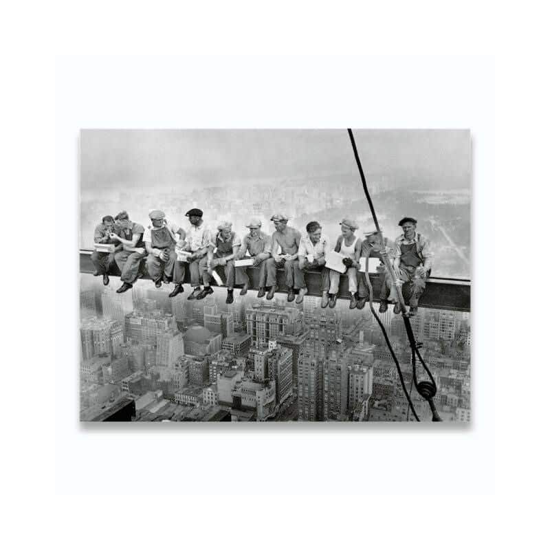 tableau style industriel noir et blanc