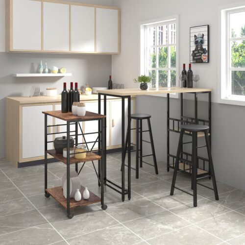 Etagère industrielle sur roulette