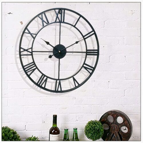 Grande horloge industrielle vintage