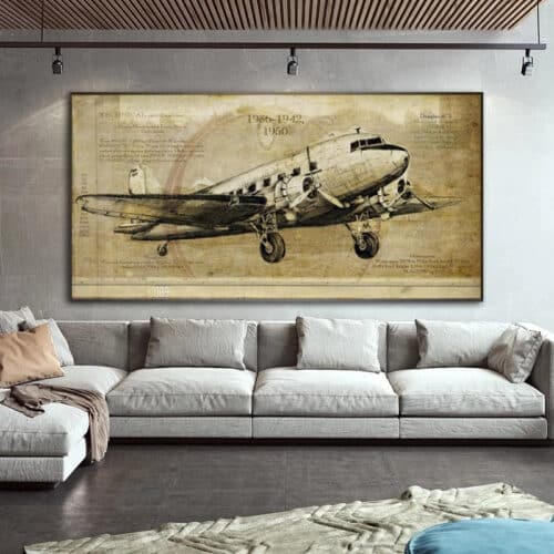tableau industriel avion