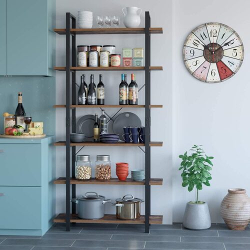 Étagère industrielle métallique