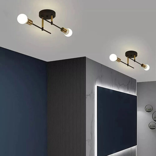 Plafonnier Industriel Noir