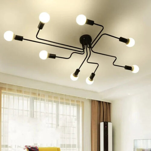 Plafonnier Industriel Salon