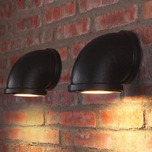 Applique Murale Industrielle Noire